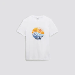 Tee Shirt Imprimé Rond Paysage -Magasin De Vêtements De Mode 1003996 10000 V11