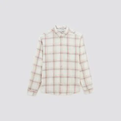 Chemise Regular Carreaux Coton Lin