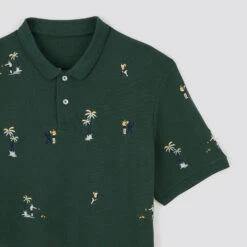 Polo Manches Courtes Piqué Brodé -Magasin De Vêtements De Mode 1004058 16656 V8