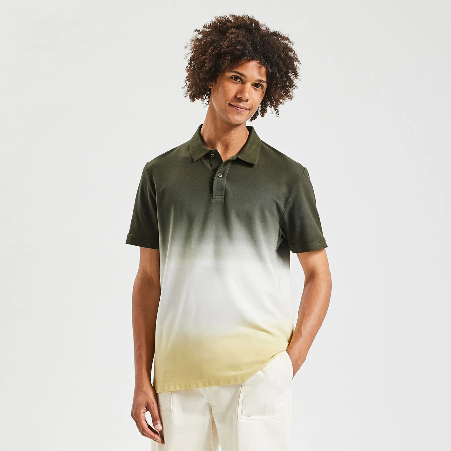 Polo Manches Courtes Piqué Imprimé Tie And Dye 1 Polo Manches Courtes Piqué Imprimé Tie And Dye