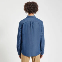 Chemise Regular Denim Coton Biologique -Magasin De Vêtements De Mode 1004063 11214 V3