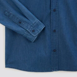 Chemise Regular Denim Coton Biologique -Magasin De Vêtements De Mode 1004063 11214 V9