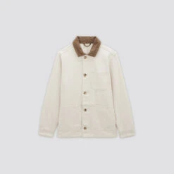 Veste 3 Poches En Coton Col Velours -Magasin De Vêtements De Mode 1004066 10141 V11