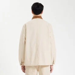 Veste 3 Poches En Coton Col Velours -Magasin De Vêtements De Mode 1004066 10141 V3