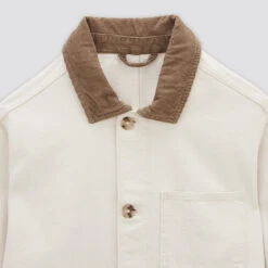 Veste 3 Poches En Coton Col Velours -Magasin De Vêtements De Mode 1004066 10141 V8