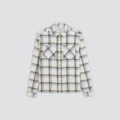 Chemise Regular Carreaux Coton Recyclé Flammé -Magasin De Vêtements De Mode 1004075 10100 V11