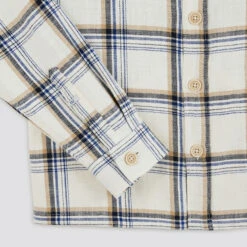 Chemise Regular Carreaux Coton Recyclé Flammé -Magasin De Vêtements De Mode 1004075 10100 V9