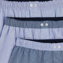 Lot De 3 Caleçons Micro Motif En Coton Issu De L'a -Magasin De Vêtements De Mode 1004112 11044 V7