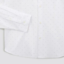 Chemise Slim Micro Imprimé Coton Biologique -Magasin De Vêtements De Mode 1004124 10000 V9