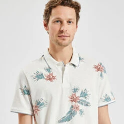 Polo Manches Courtes Jersey Imprimé -Magasin De Vêtements De Mode 1004130 10002 V4