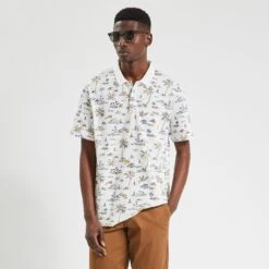 Polo Manches Courtes Jersey Imprimé