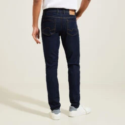 Jean Slim En Coton Et Polyester Recyclés -Magasin De Vêtements De Mode 1004139 9980 V3
