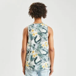 Débardeur Imprimé Fleurs Tropicales -Magasin De Vêtements De Mode 1004173 10002 V3