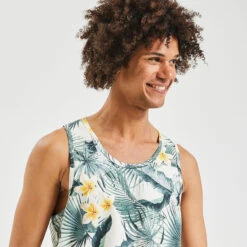 Débardeur Imprimé Fleurs Tropicales -Magasin De Vêtements De Mode 1004173 10002 V4