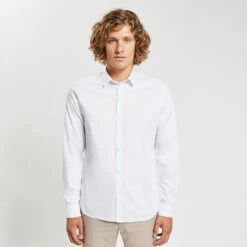 Chemise Slim Rayures Coton Biologique -Magasin De Vêtements De Mode 1004176 10000 V2