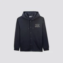 Sweat à Capuche Pressionné Brodé