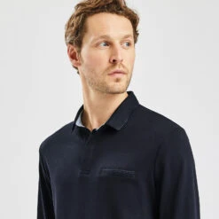 Polo Manches Longues Interlock Uni -Magasin De Vêtements De Mode 1004193 11863 V4