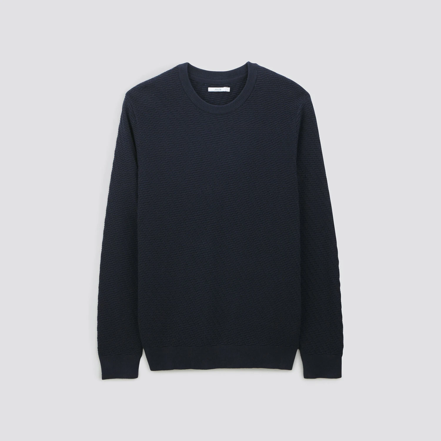 Pull Col Rond Texturé 1 Pull Col Rond Texturé