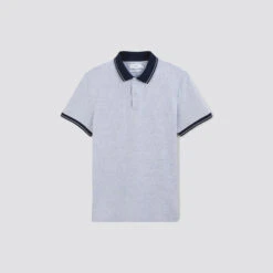 Polo Manches Courtes En Jacquard -Magasin De Vêtements De Mode 1004229 11863 V11