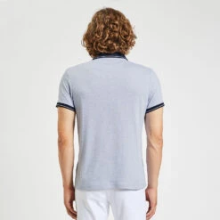 Polo Manches Courtes En Jacquard -Magasin De Vêtements De Mode 1004229 11863 V3