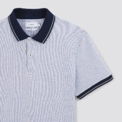 Polo Manches Courtes En Jacquard -Magasin De Vêtements De Mode 1004229 11863 V8