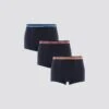 Lot De 3 Boxers Unis Coton Issu De L'agri. Bio.