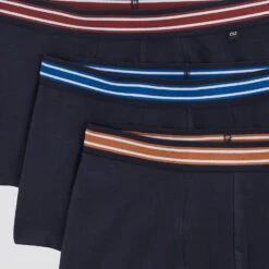 Lot De 3 Boxers Unis Coton Issu De L'agri. Bio. -Magasin De Vêtements De Mode 1004316 11846 V7