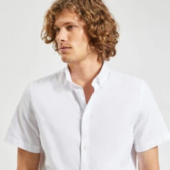 Chemisette Regular Oxford Unie Coton -Magasin De Vêtements De Mode 1004318 10000 V4