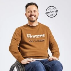Sweat Regular Pour Personne à Mobilité Réduite