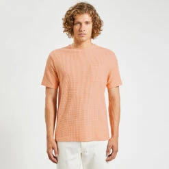 Tee Shirt Matière Reliéfée -Magasin De Vêtements De Mode 1004437 13040 V2