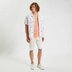 Tee Shirt Matière Reliéfée -Magasin De Vêtements De Mode 1004437 13040 V6