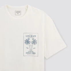 Tee Shirt Imprimé Devant Et Dos -Magasin De Vêtements De Mode 1004440 10002 V8