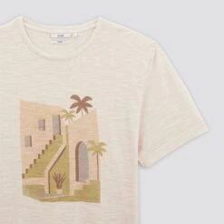 Tee Shirt Imprimé Paysage -Magasin De Vêtements De Mode 1004441 10505 V8