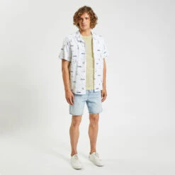 Tee Shirt Poche Et Broderie Poitrine -Magasin De Vêtements De Mode 1004448 12034 V6