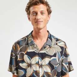 Chemisette Hawaïenne Regular Imprimée Viscose Ecov -Magasin De Vêtements De Mode 1004485 11210 V4