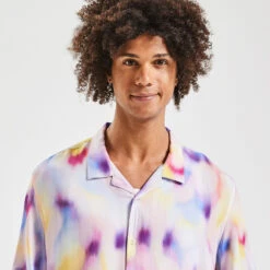 Chemisette Hawaïenne Regular Imprimée Viscose Ecov -Magasin De Vêtements De Mode 1004485 11214 V4