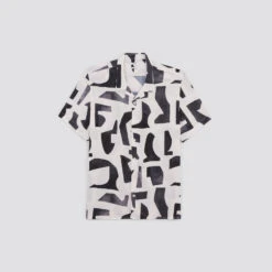 Chemisette Regular Imprimé Géométrique Viscose -Magasin De Vêtements De Mode 1004486 18000 V11