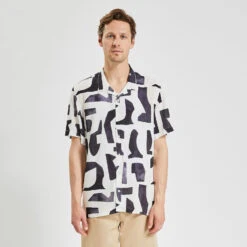 Chemisette Regular Imprimé Géométrique Viscose -Magasin De Vêtements De Mode 1004486 18000 V2