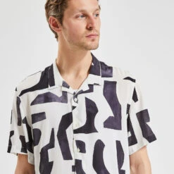 Chemisette Regular Imprimé Géométrique Viscose -Magasin De Vêtements De Mode 1004486 18000 V4