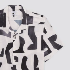 Chemisette Regular Imprimé Géométrique Viscose -Magasin De Vêtements De Mode 1004486 18000 V8