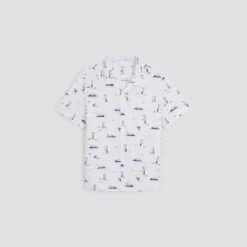 Chemisette Regular Imprimé Paysages Coton Flammé -Magasin De Vêtements De Mode 1004488 10100 V11