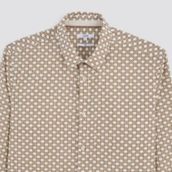 Chemise Slim Imprimé Géométrique Coton Biologique 15 Chemise Slim Imprimé Géométrique Coton Biologique -Magasin De Vêtements De Mode 1004490 10100 V8