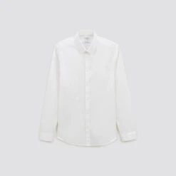 Chemise Slim Unie Coton Biologique Stretch -Magasin De Vêtements De Mode 726637 9010 V11