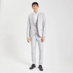 Chemise Slim Unie Coton Biologique Stretch -Magasin De Vêtements De Mode 726637 9010 V6