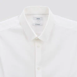 Chemise Slim Unie Coton Biologique Stretch -Magasin De Vêtements De Mode 726637 9010 V8