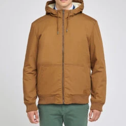 Blouson à Capuche Doublé Faux Mouton -Magasin De Vêtements De Mode 726680 7550 V2