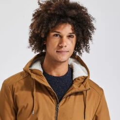 Blouson à Capuche Doublé Faux Mouton -Magasin De Vêtements De Mode 726680 7550 V4