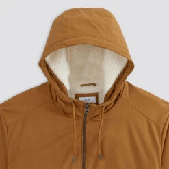 Blouson à Capuche Doublé Faux Mouton -Magasin De Vêtements De Mode 726680 7550 V8
