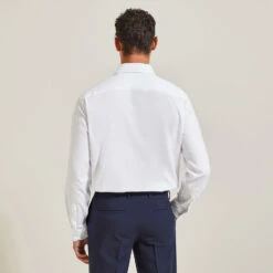 Chemise Regular Sans Repassage Unie Coton -Magasin De Vêtements De Mode 726775 9010 V3