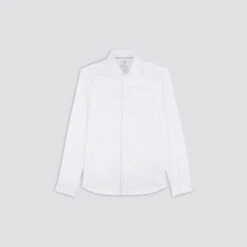 Chemise Slim Unie Coton Satin -Magasin De Vêtements De Mode 727371 9010 V11